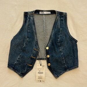 Zara Denim Vest
